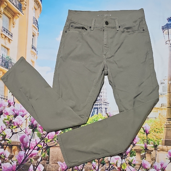 Mott & Bow Light Green Slim Jeans Size 30x30 - Picture 1 of 5